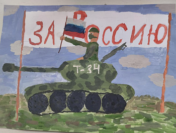 Волонтёры посёлка Сосновка  и ребята изостудии «Семицветик» ДК «Сосновка» собирают посылки бойцам на фронт