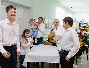 Семейные соревнования, возглавляемые папой!