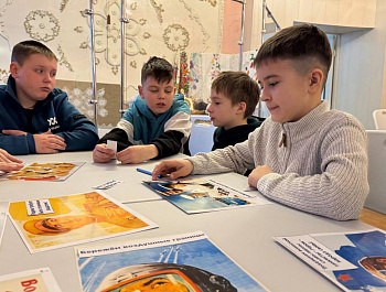 15 февраля в Клубе «Новосёл» прошла познавательная игра «Уроки мужества», посвященная Дню Защитника Отечества