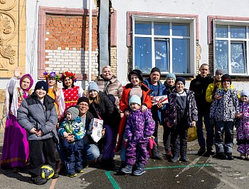 17 марта в Сосновке в сквере Дома культуры состоялись «Проводы зимы».